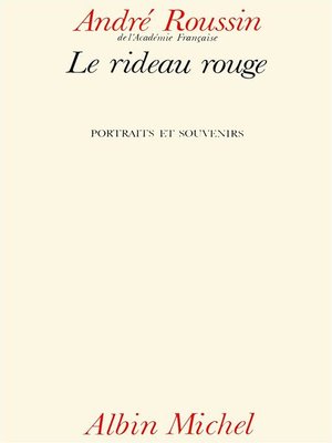 cover image of Le Rideau rouge